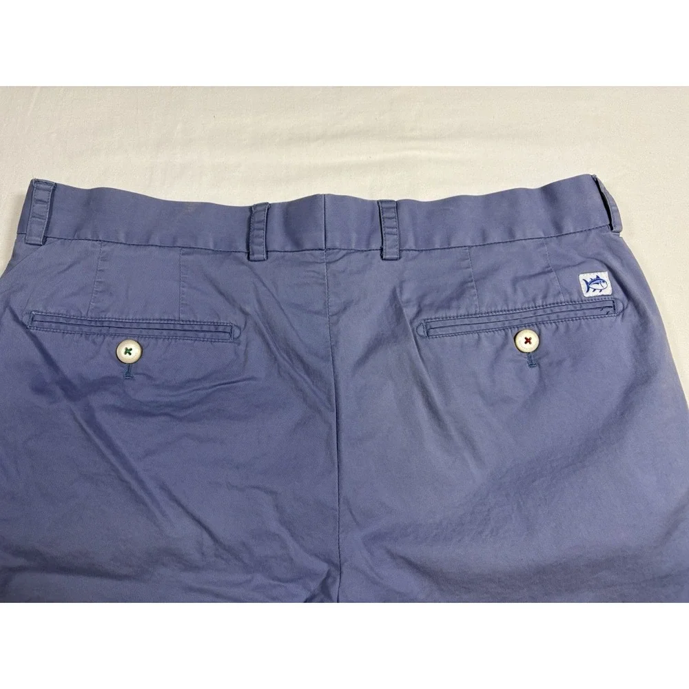 Southern Tide Mens The Skipjack Chino Shorts Light Blue Pima Cotton Modal 34